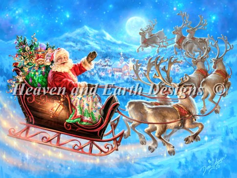 Santas Magical Flight - Click Image to Close